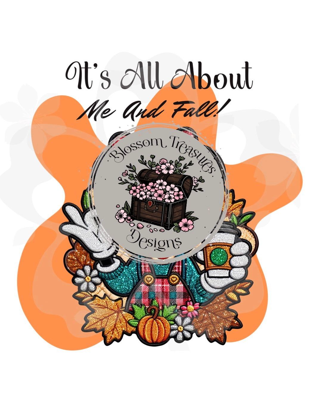 It’s All About Me And Fall - Black / White Font - Instant Digital Download
