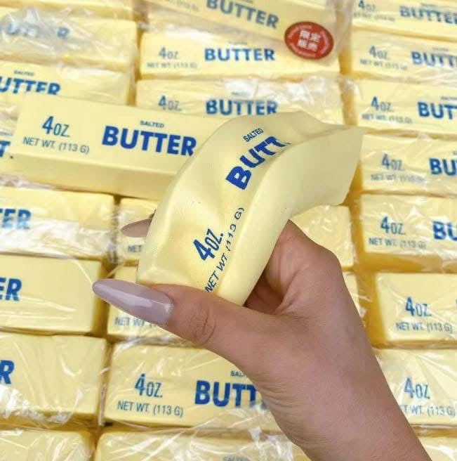 Butter Squishy Toy