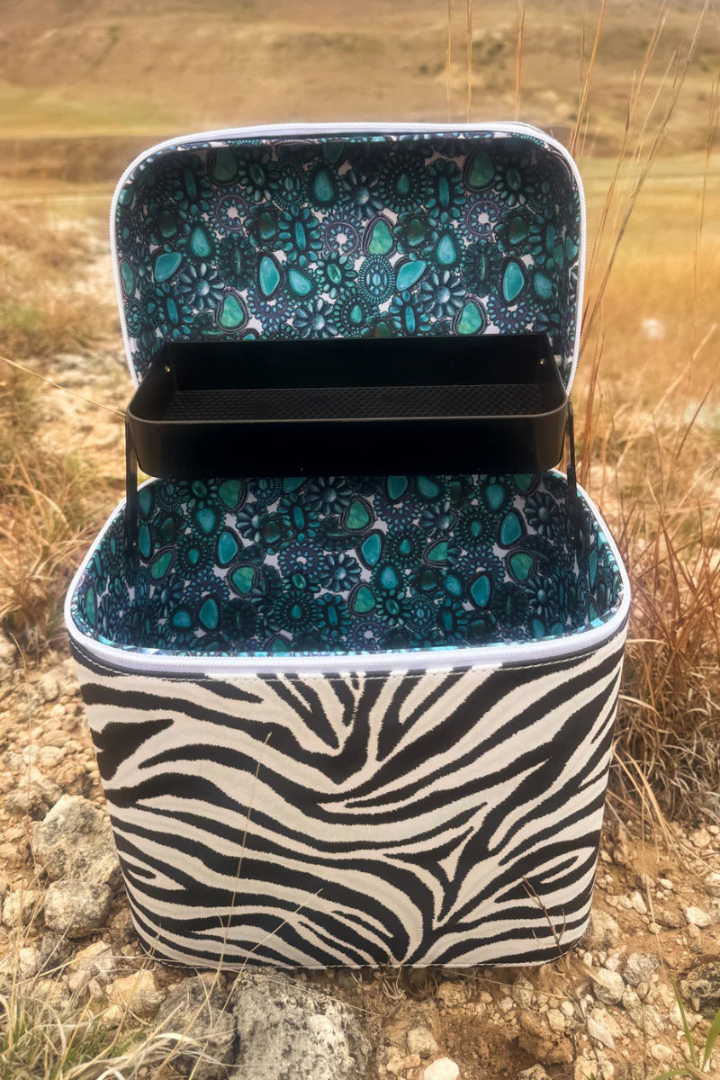 Zebra makeup case