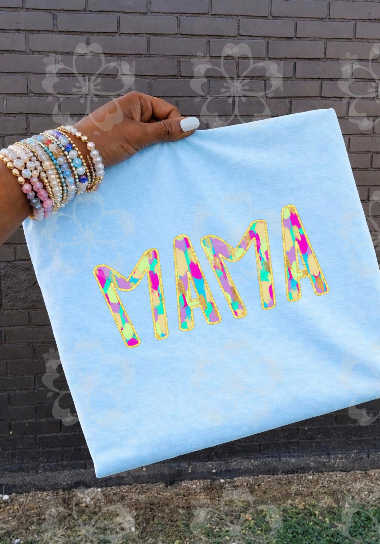 Mama Tee- watercolor