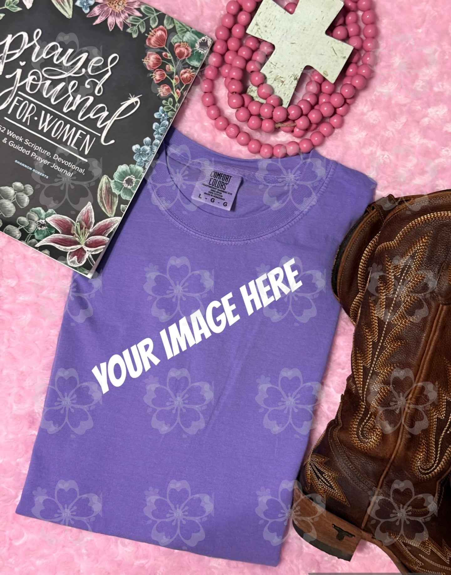 Comfort Color Violet Tee Faith