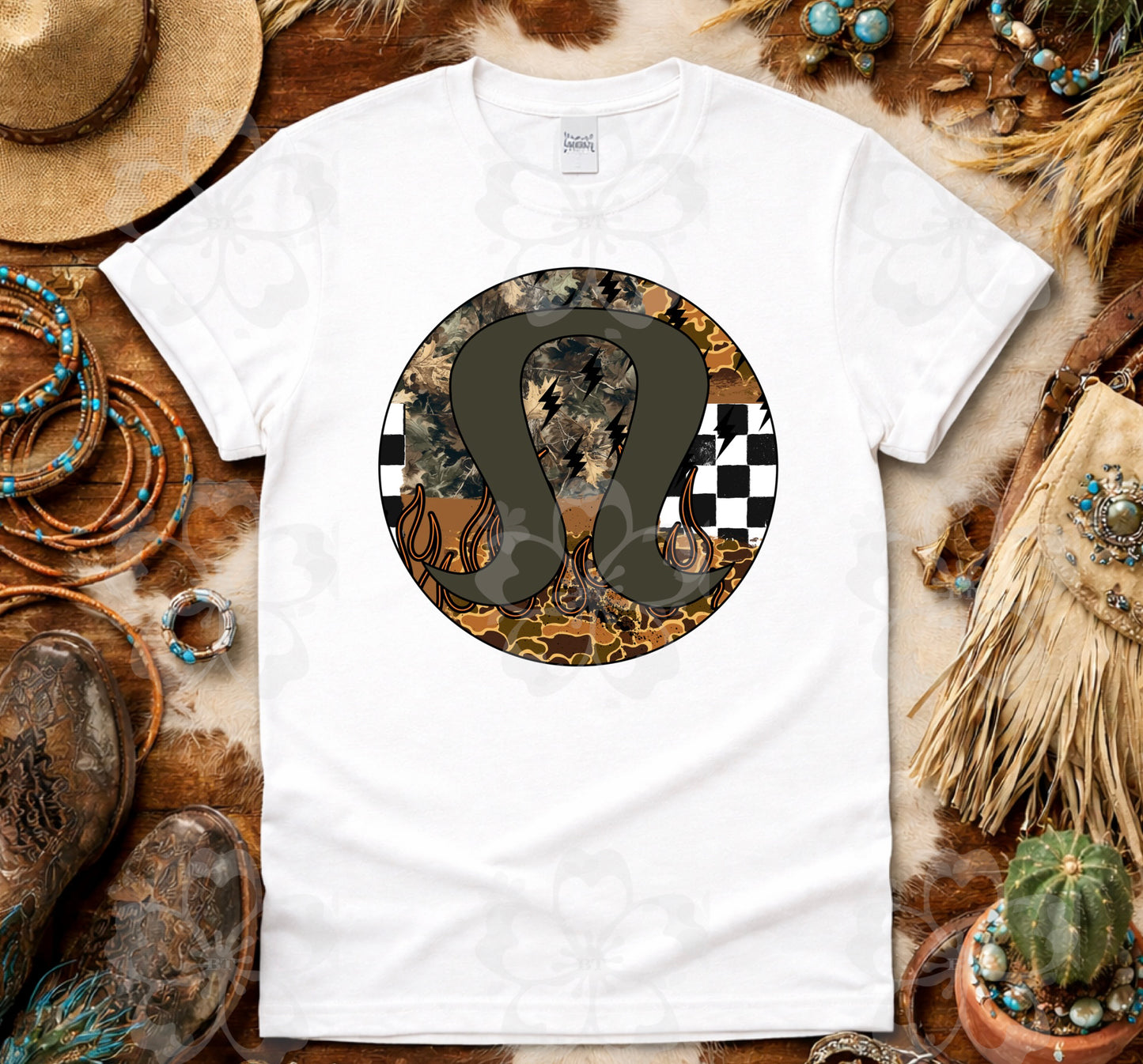 Camo checkered Tee