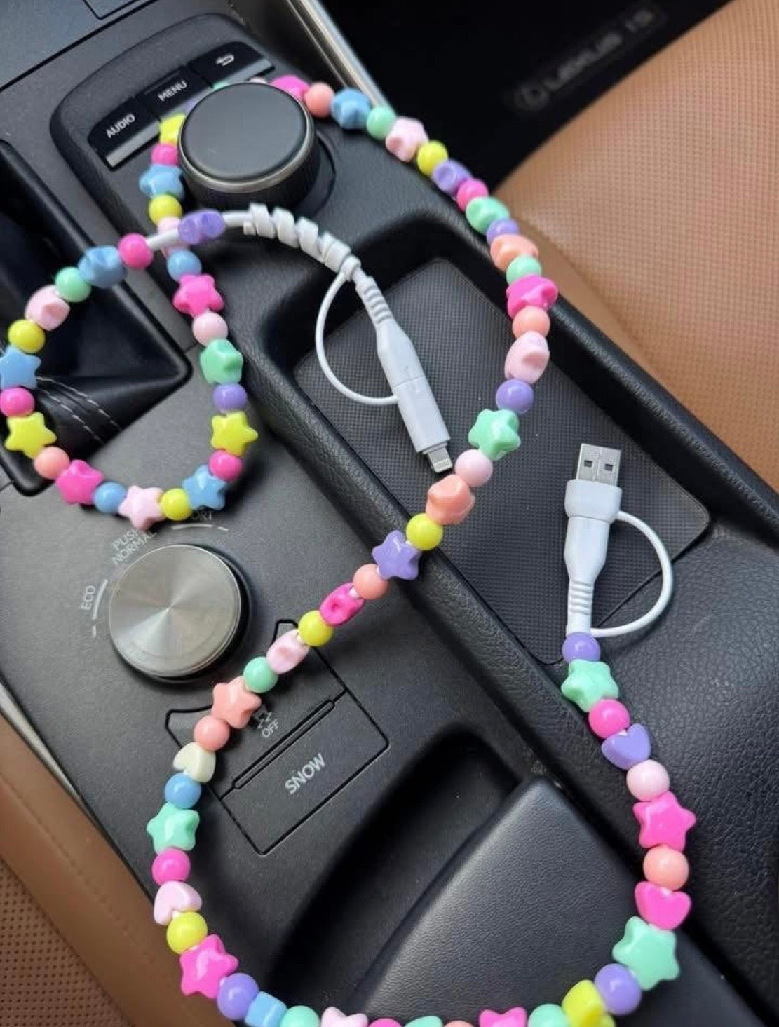3ft beaded 4 in 1 charger