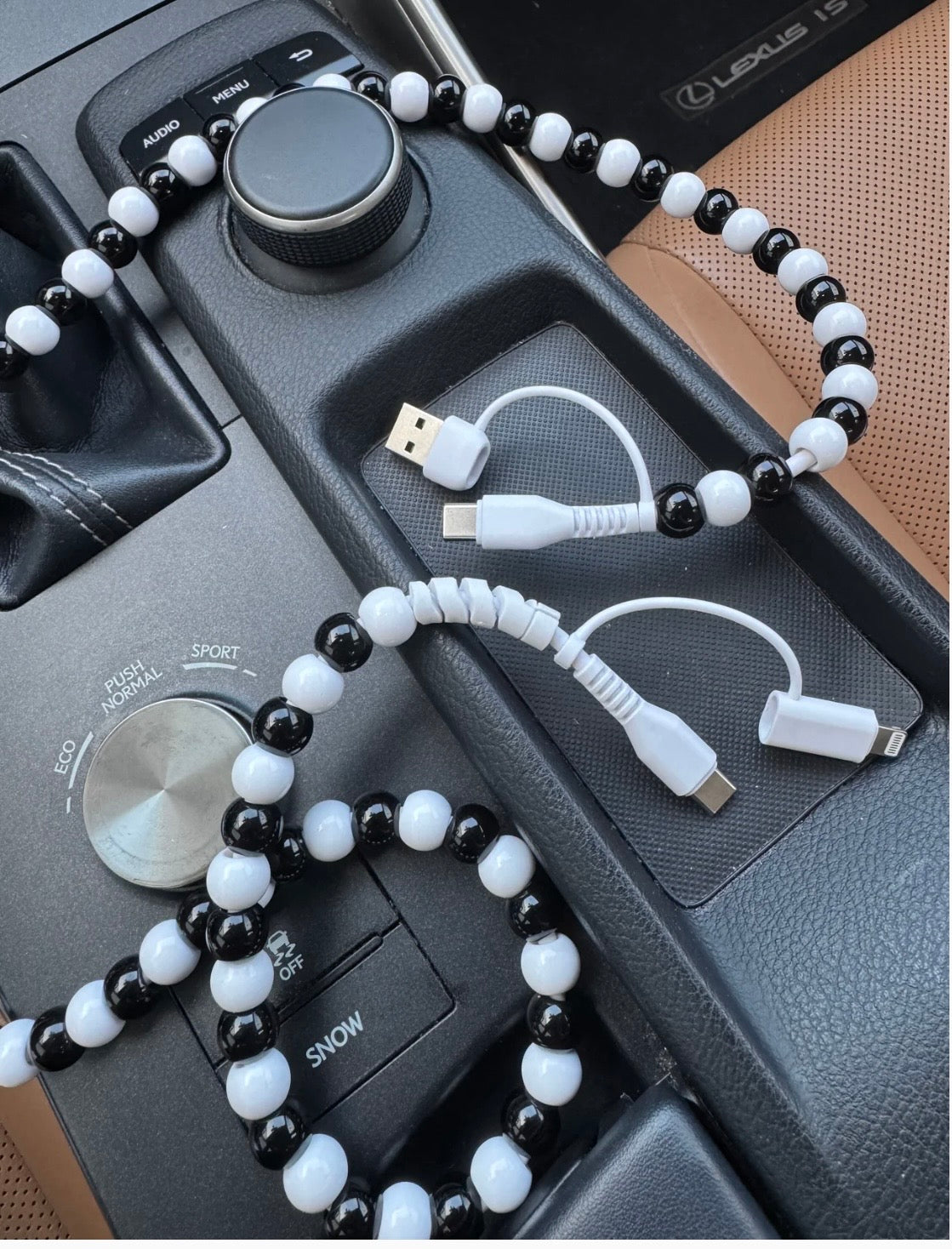3ft beaded 4 in 1 charger
