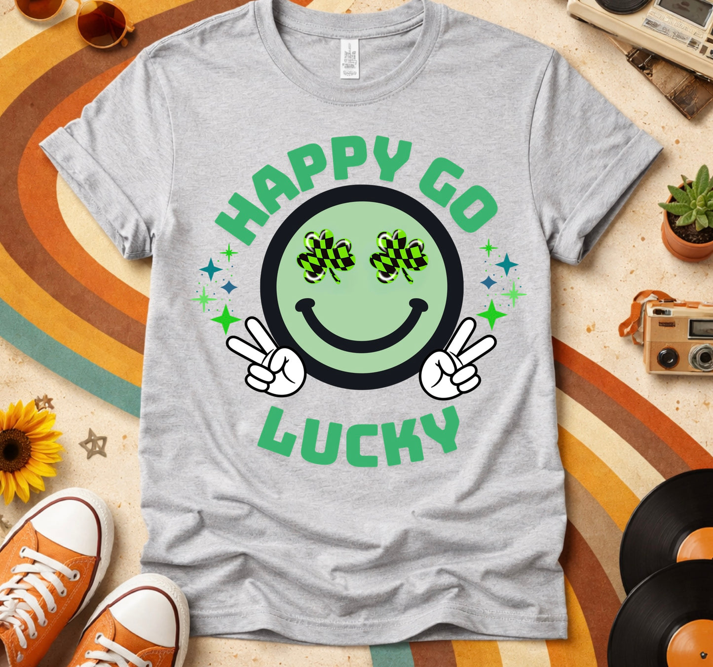 Happy Go  lucky Tee