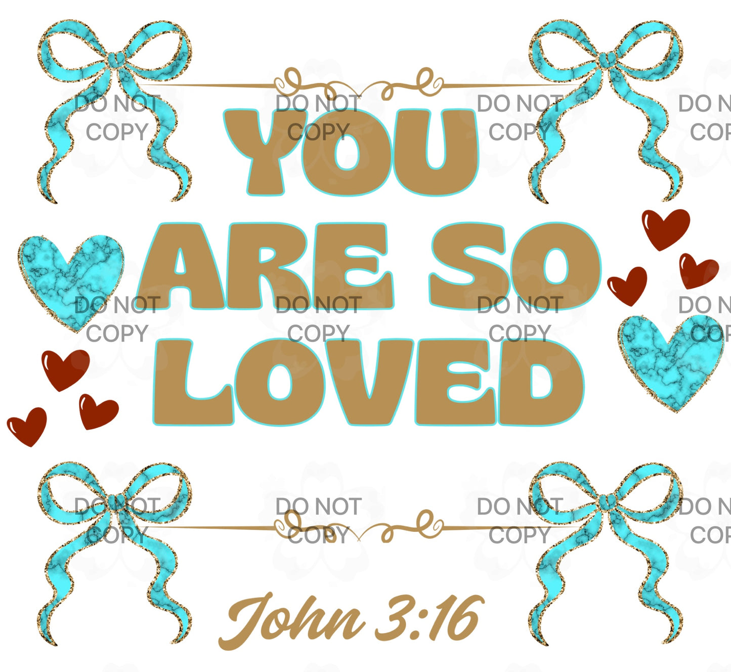 You Are So Loved- Front Pocket And Back Image
