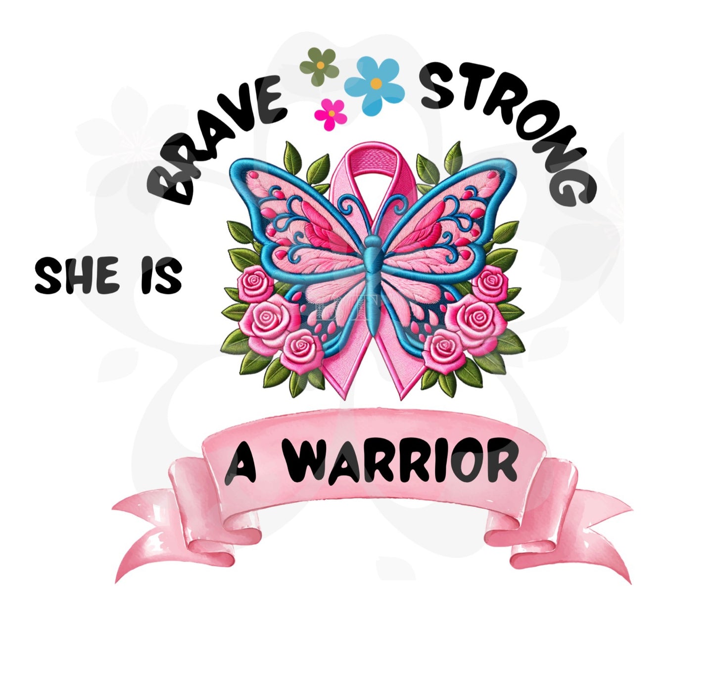 She Is Brave,Strong , A Warrior-Instant Digital Download