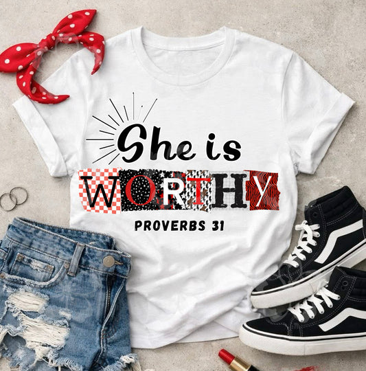 She Is Worthy Tee
