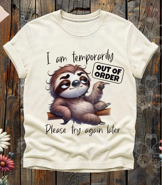 I Am Temporarily Out Of Order