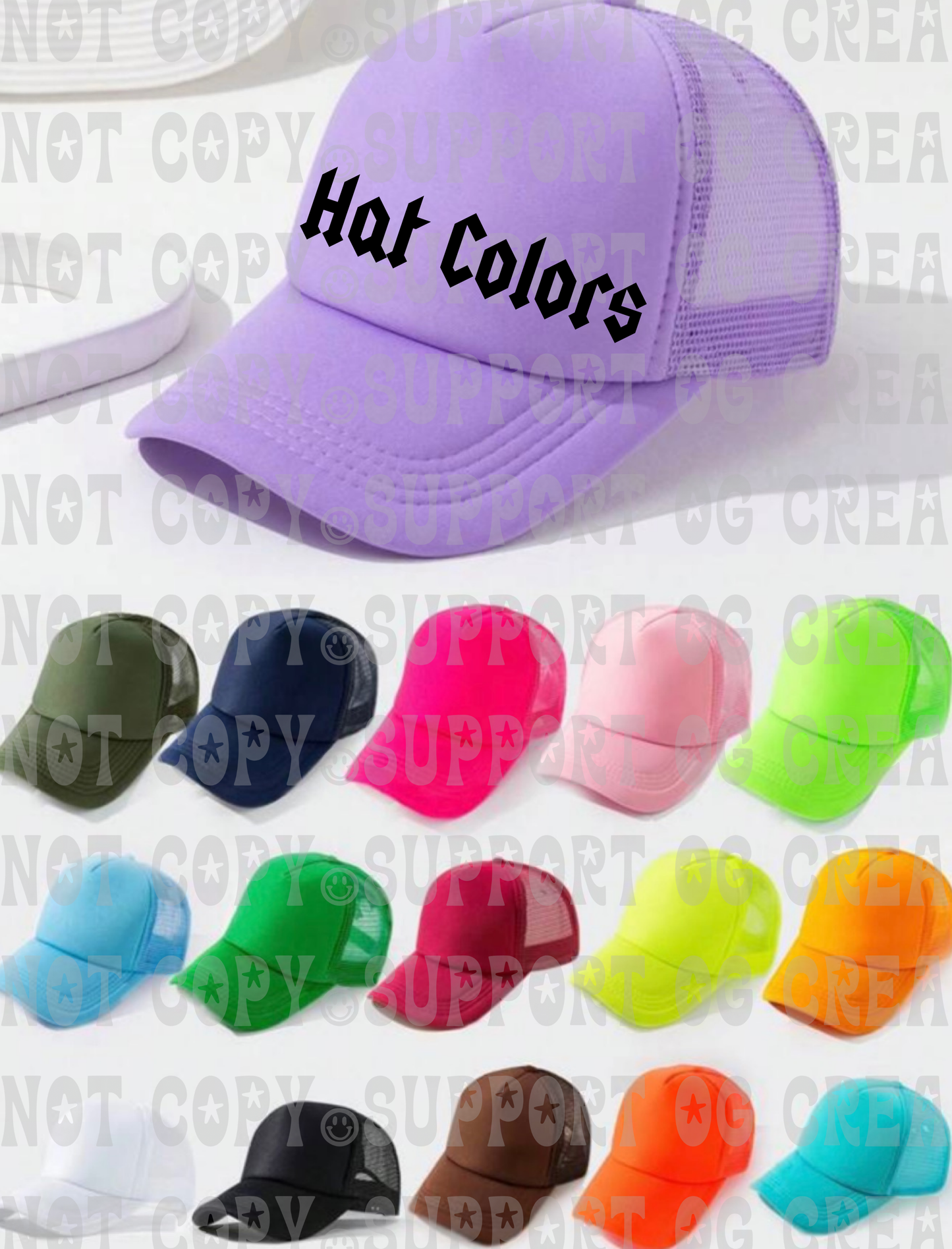 Trucker foam hats